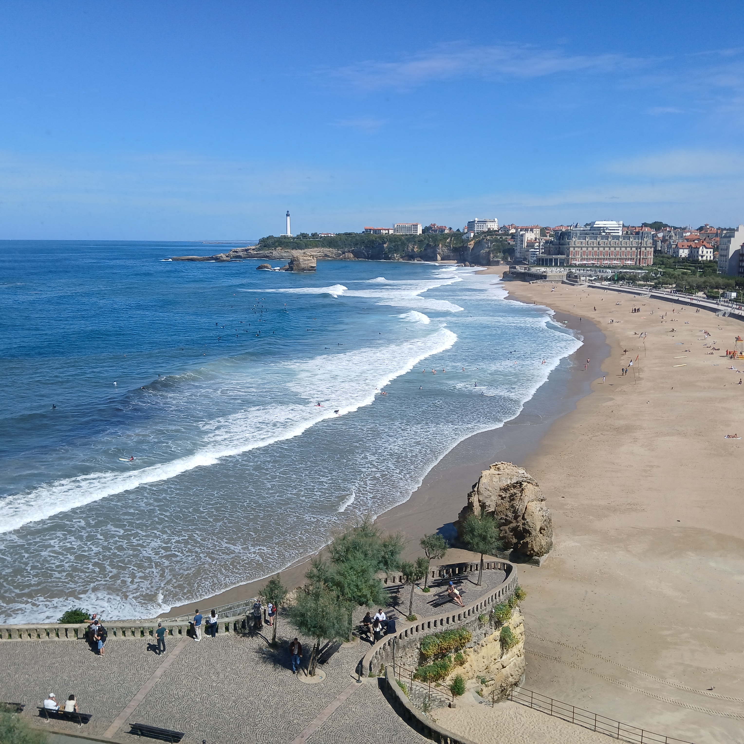 View over the coast near the Multimat conference venue